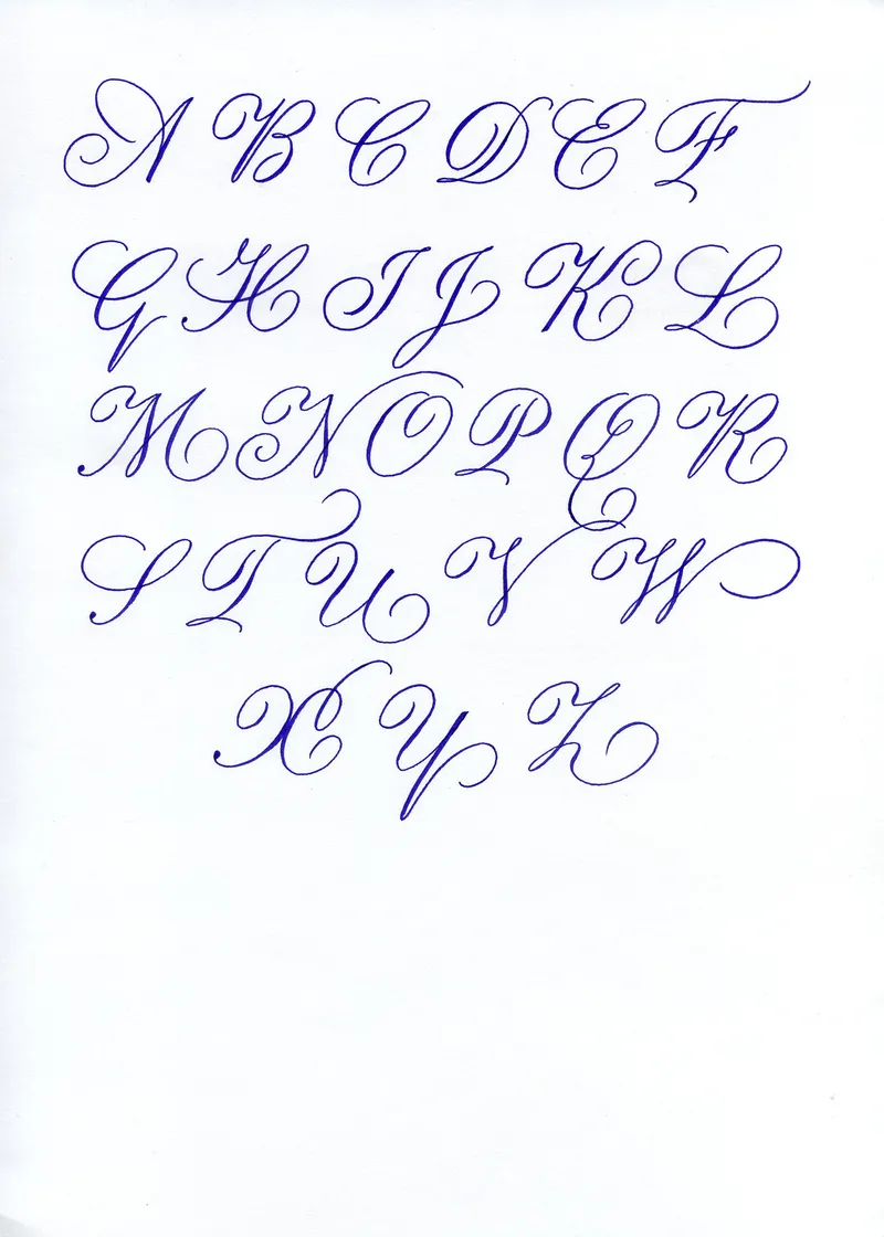 Cours de calligraphie latine