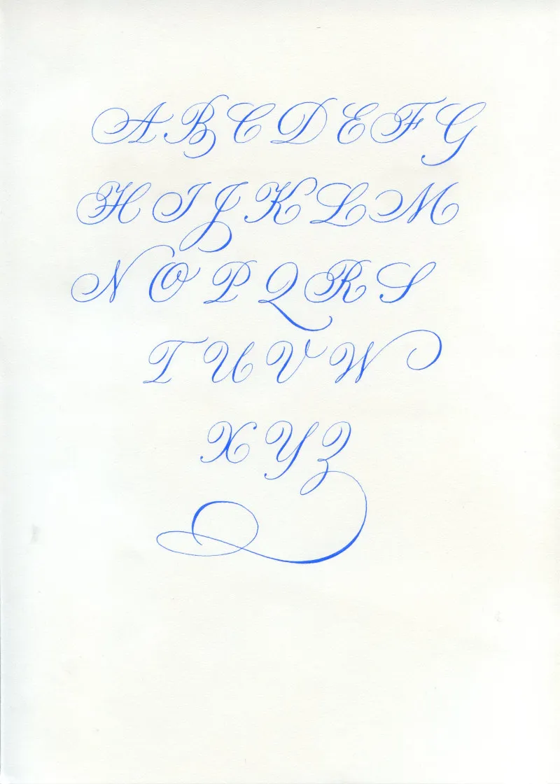 Cours de calligraphie latine