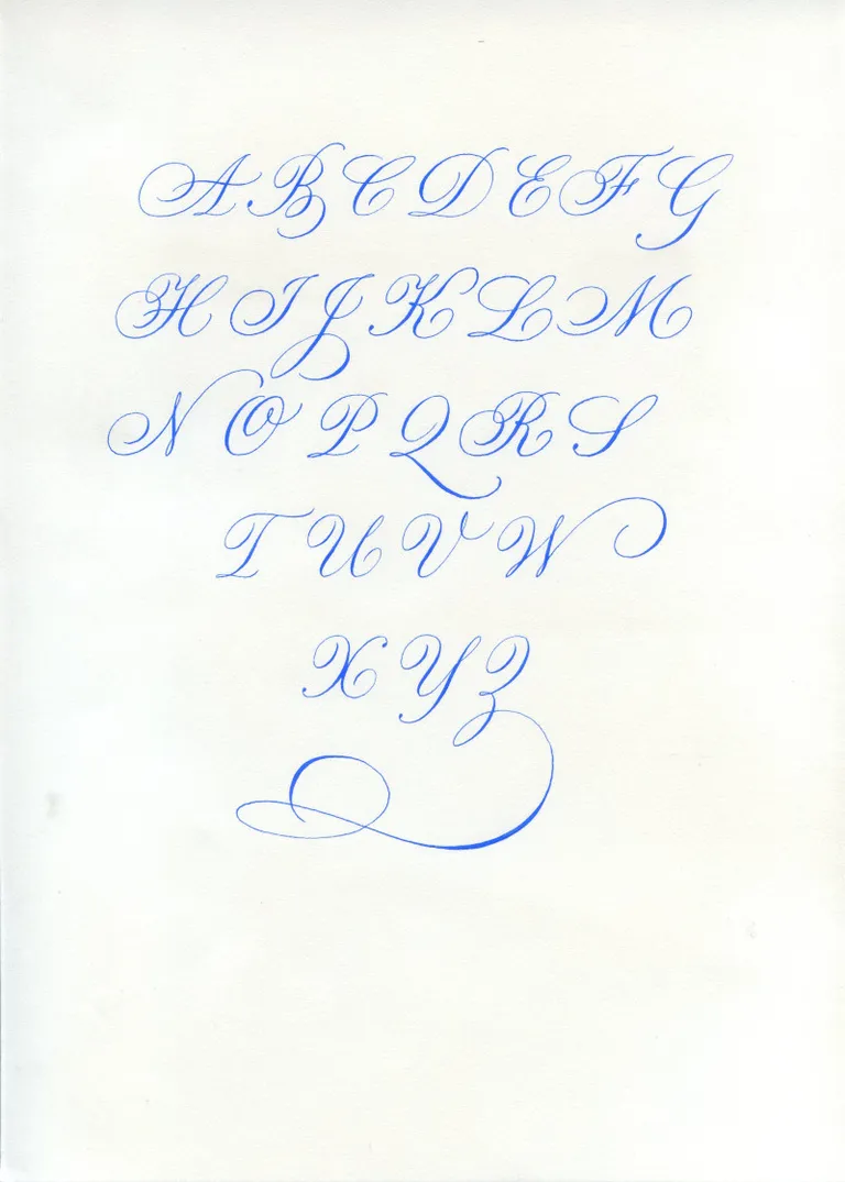 Anglaise | stage de calligraphie à Paris, le 11 mai 2025.