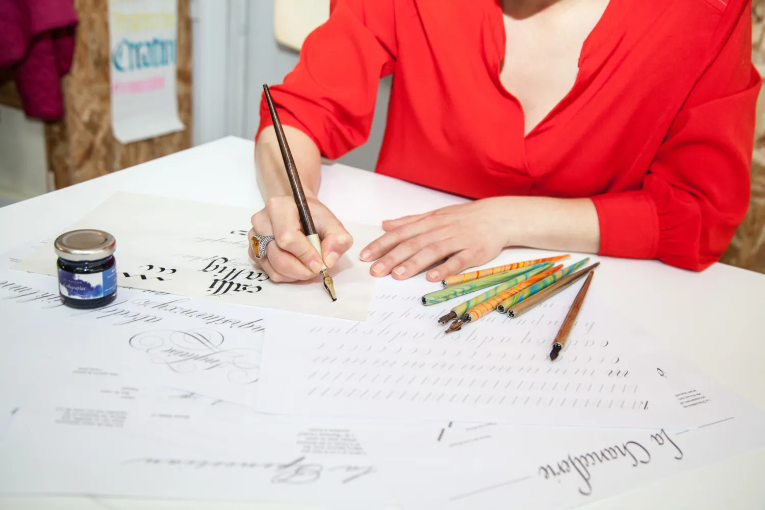 Calligraphie dans les institutions culturelles
