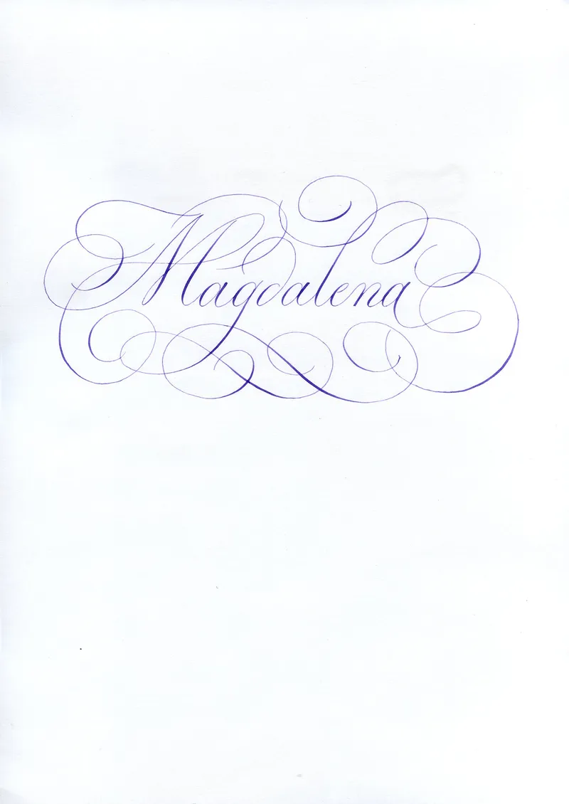 Cours de calligraphie latine