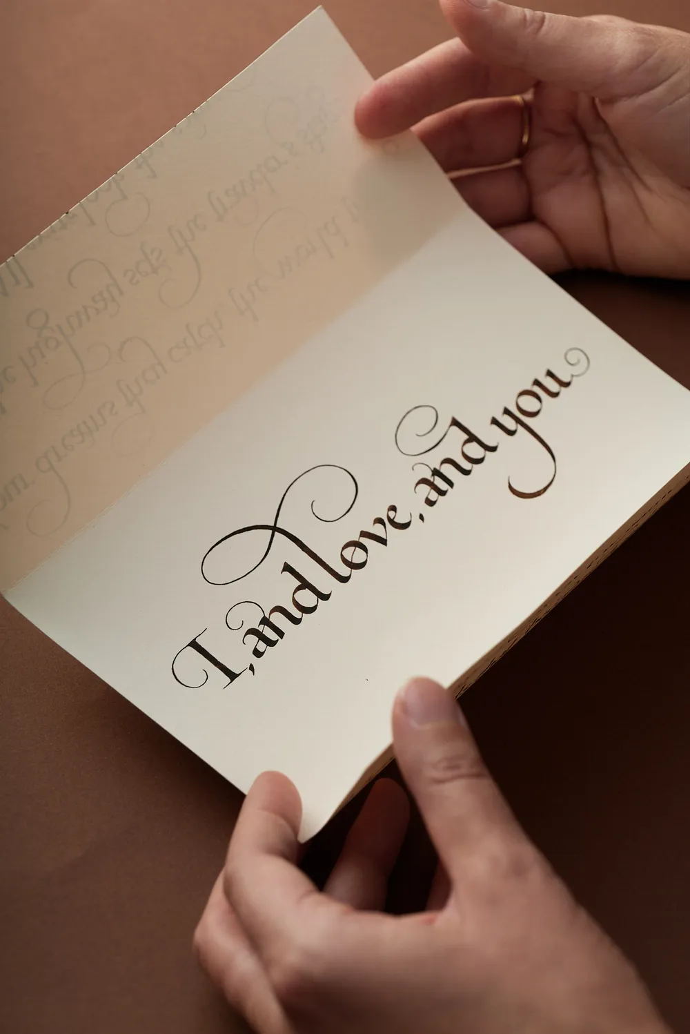 Calligraphie — Papeterie événementielle