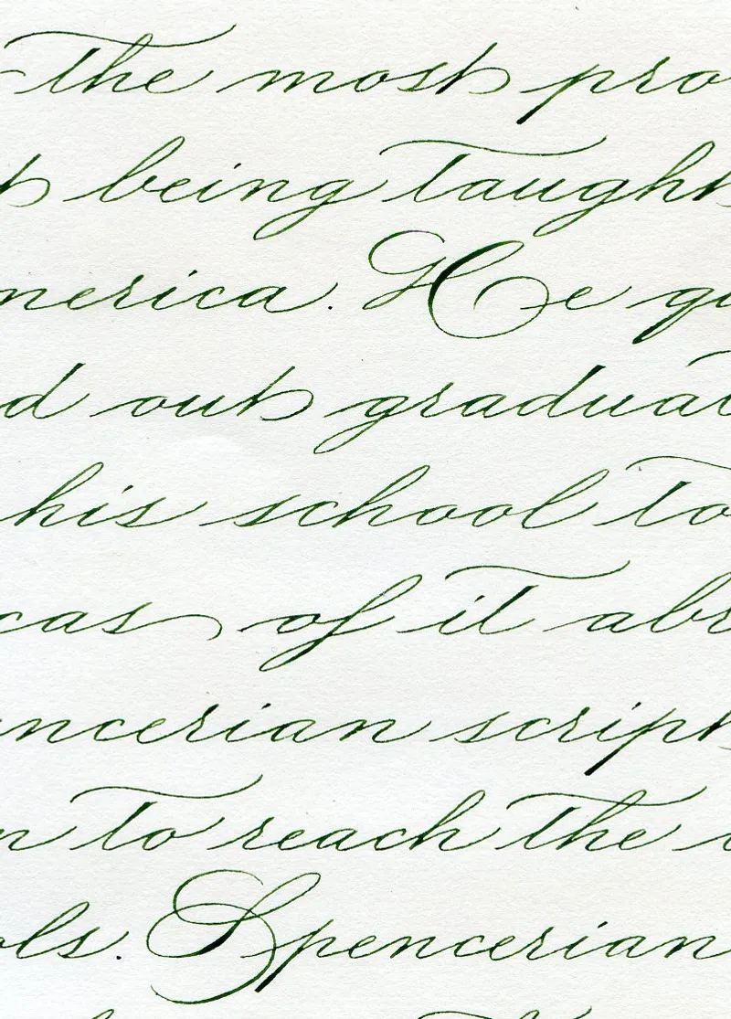 Spencerian: retrouvez le plaisir d'écrire | atelier de calligraphie à Paris, le 16 mai 2026.