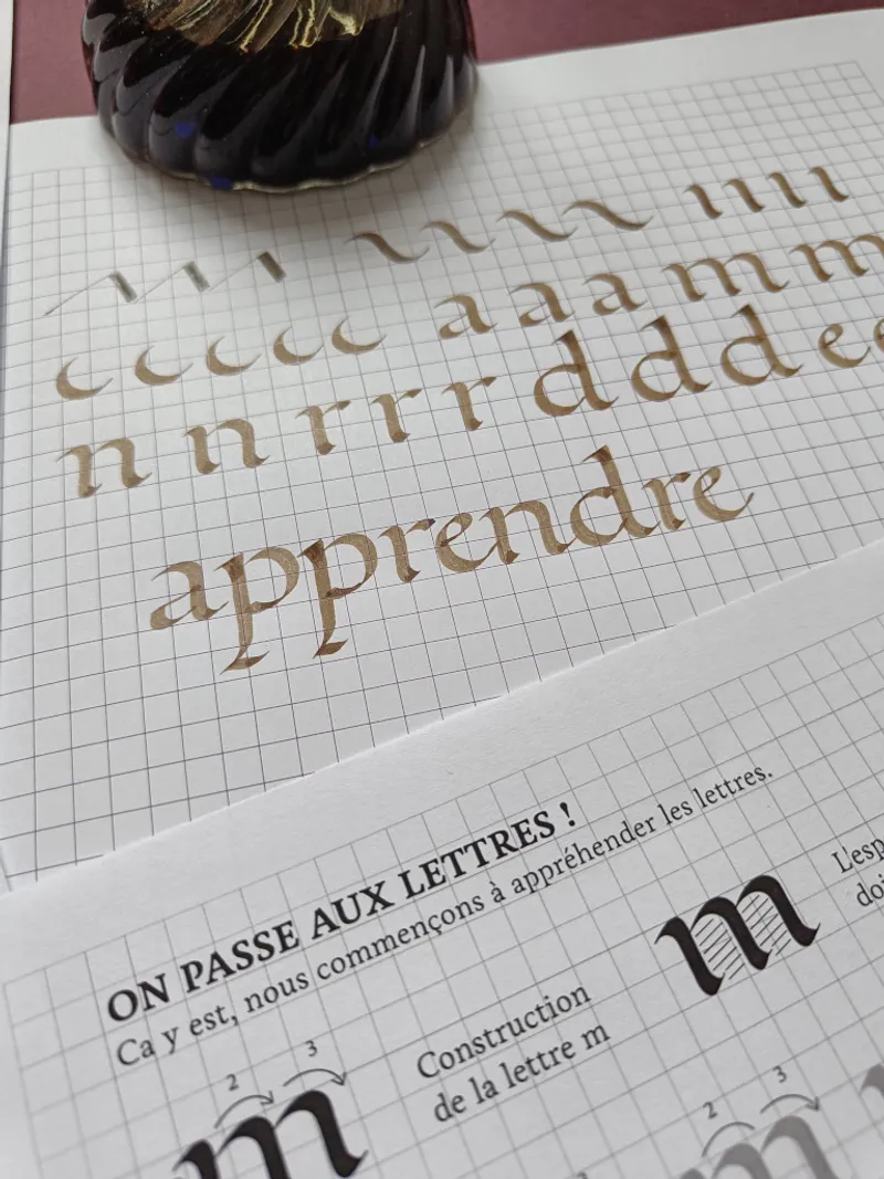 Cours de calligraphie latine