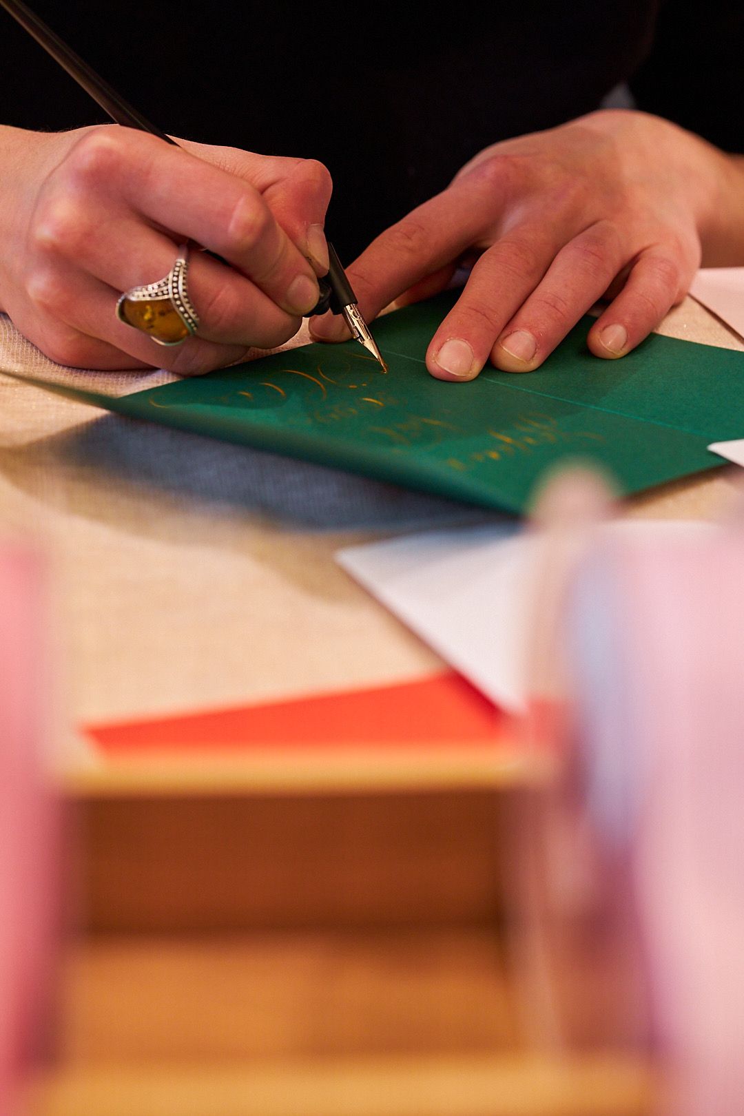 Céline Renaudie, calligraphie latine