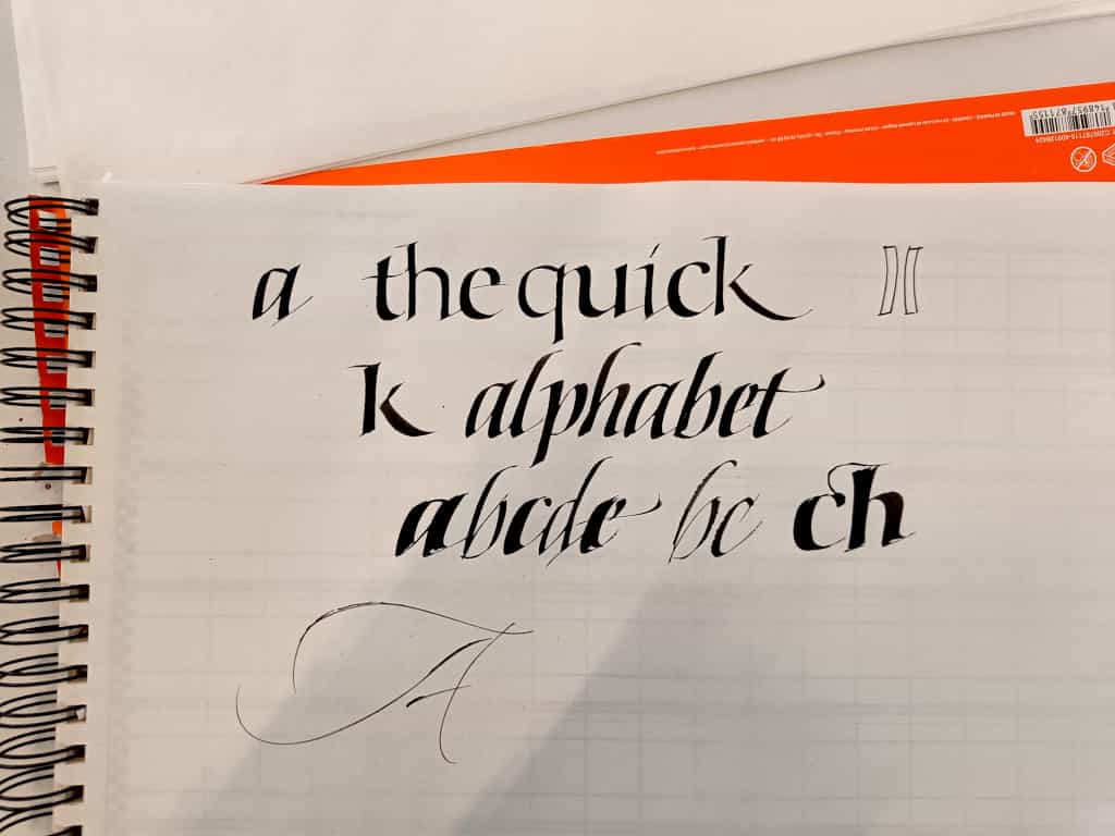 Exemples de différentes écritures par Elmo Van Slingerland