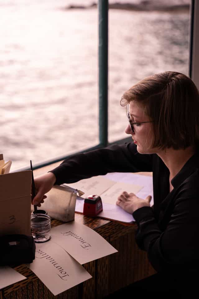 Céline Renaudie, calligraphe